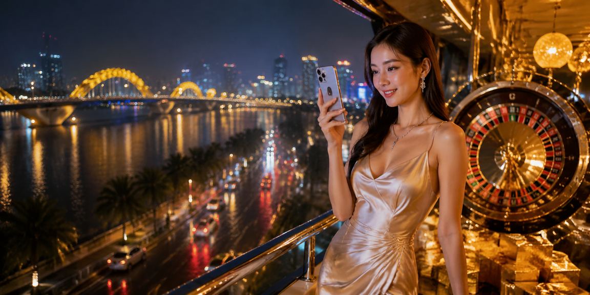 Người chơi trải nghiệm jackpot và roulette trực tuyến tại Đà Nẵng buổi tối