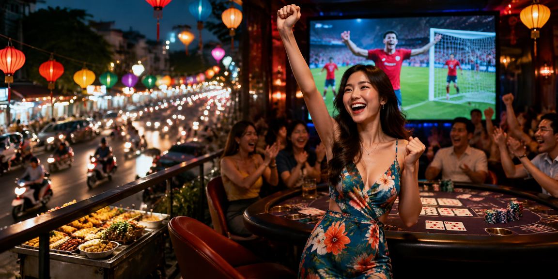 Người dùng đặt cược thể thao và bài tại chợ đêm TP. Hồ Chí Minh